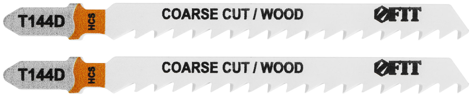 Полотна по дереву, HCS, разведенные, шлифованные зубья 100/74/4,2 мм (Т144D), 2 шт. (40938)