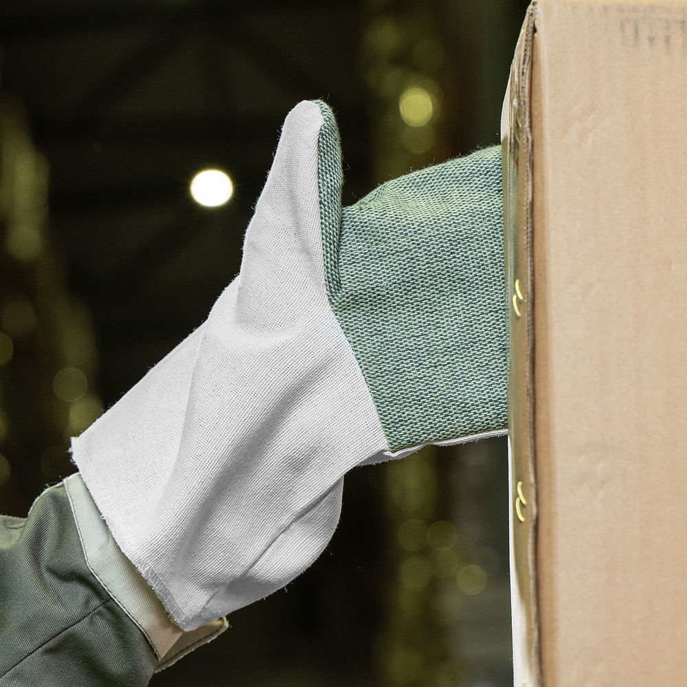 Рукавицы х/б с брезентовым наладонником, 2 размер Сибртех (68130)