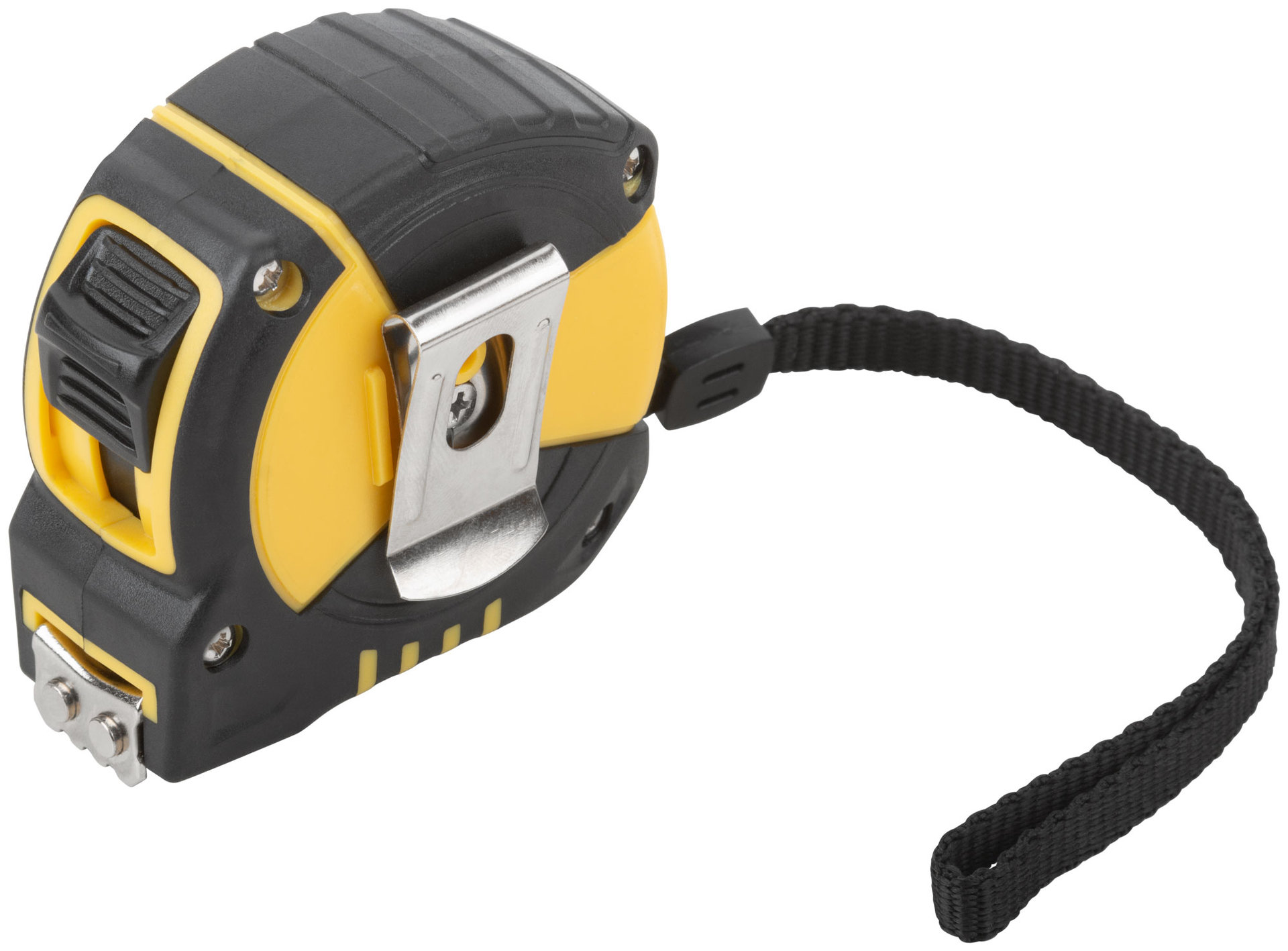 Рулетка Гранд, калибр.лента, нейлон.покр., магн.крючок, двойной стопор, прорезин.корпус 3 м х 16 мм