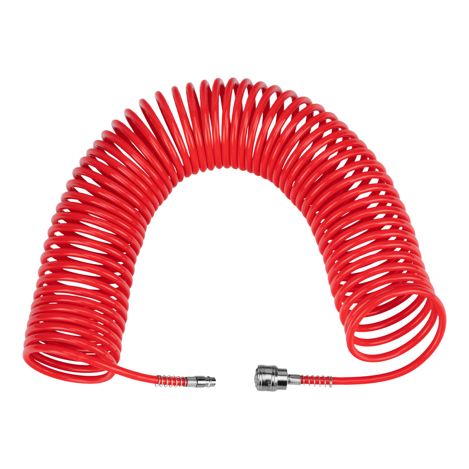 Шланг спиральный воздушный, 15 м, с быстросъемными соединениями Matrix (57006)