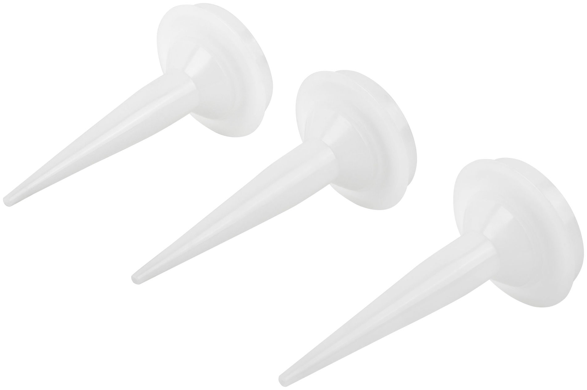 Сопла пластиковые сменные для Пистолетов для герметика закрытого типа, набор 3 шт. (14250)