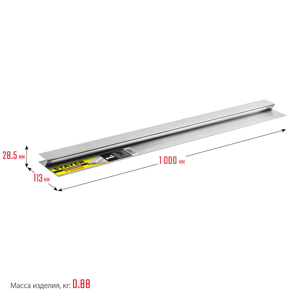 Правило штукатурное 1 м Professional STAYER 10745-1.0