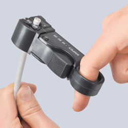 Стриппер для коаксиального кабеля, RG 58 / 59 / 62, длина 105 мм, SB (KN-166005SB)