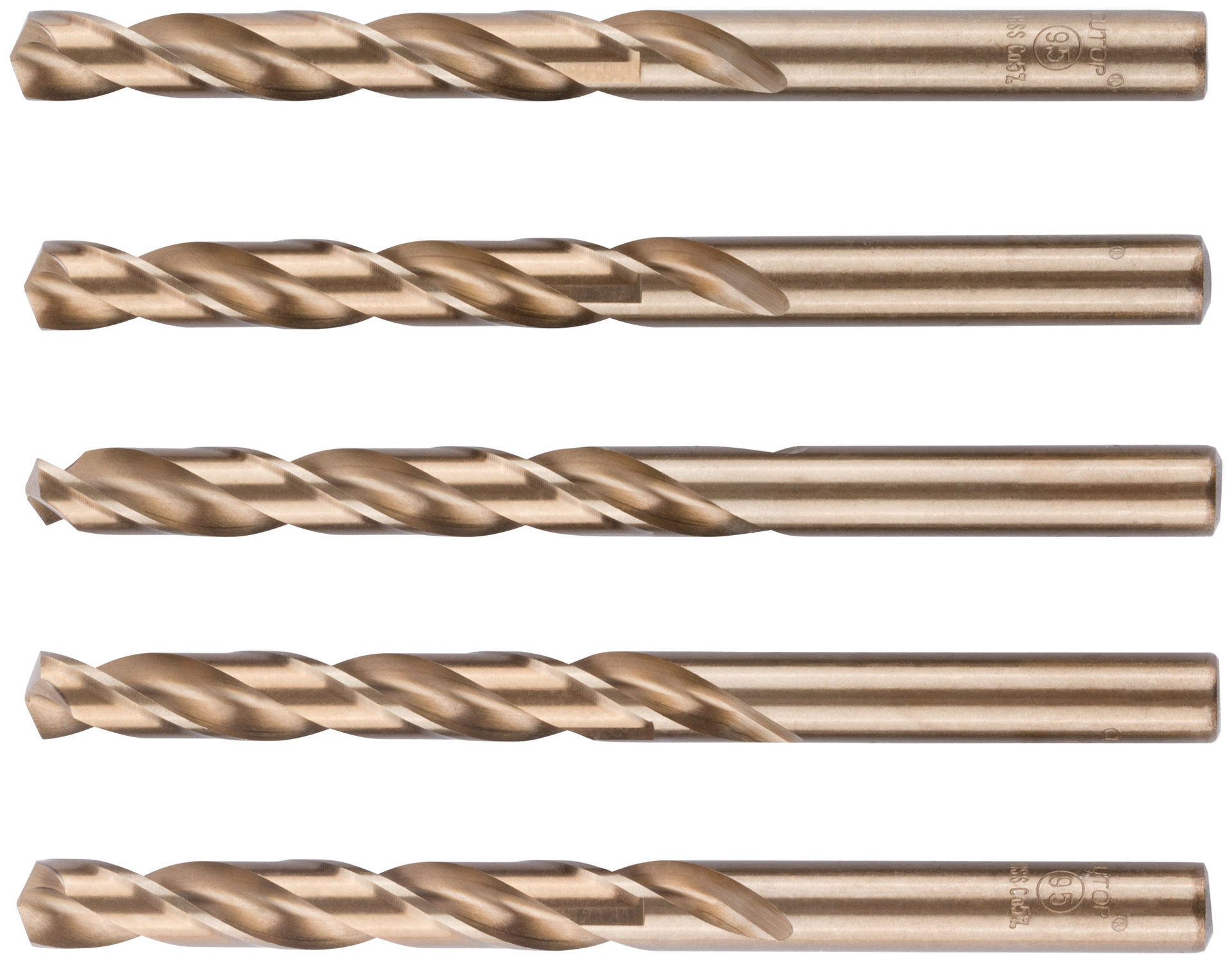Сверло по металлу Cutop Profi с кобальтом 5%, 9,5 x 125 мм (5 шт) (48-95-5)