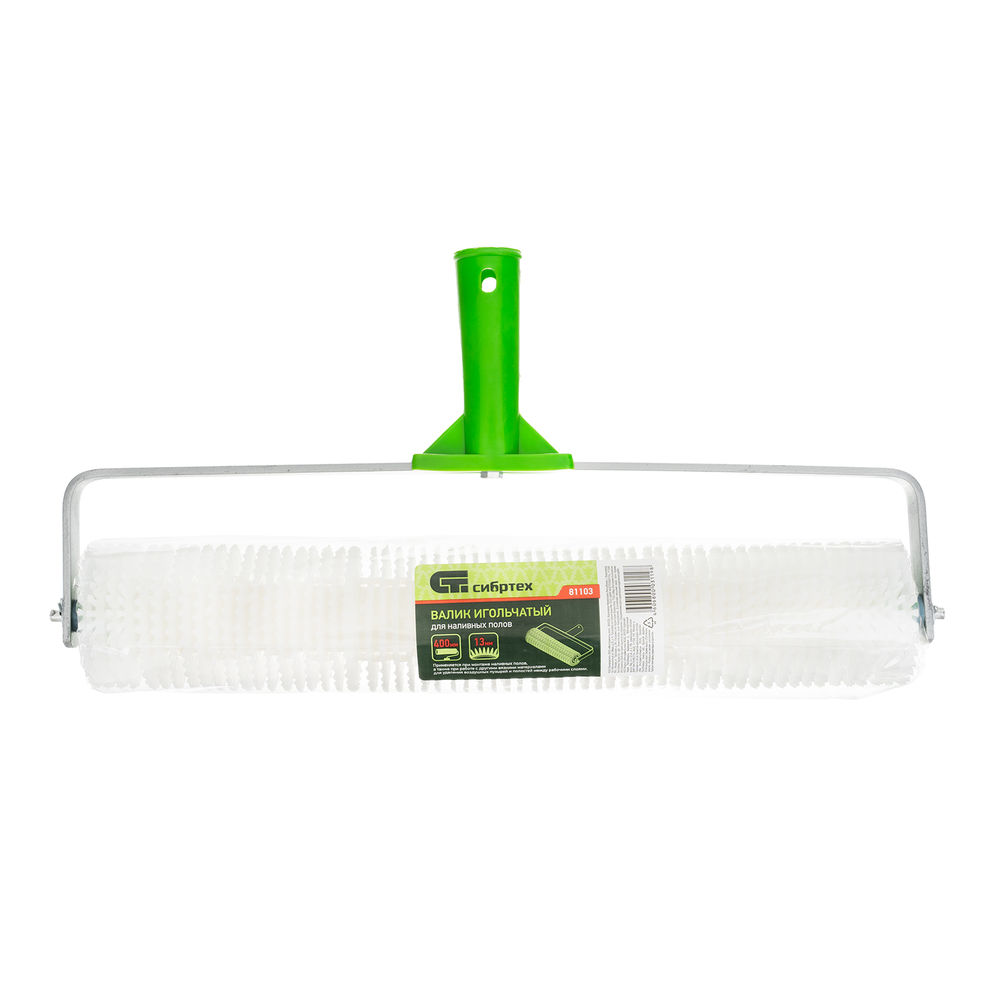 Валик игольчатый для наливных полов, 400 мм Сибртех (81103)