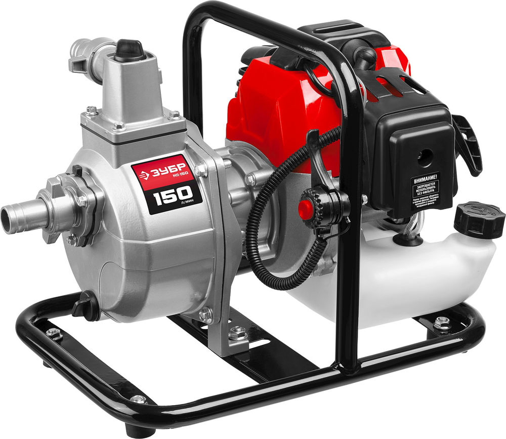 Мотопомпа бензиновая 150 л/мин ЗУБР МП-150