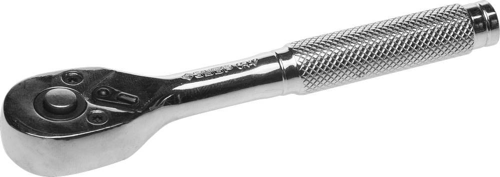 Трещотка для торцовых головок 1/4 72 зубца ЗУБР 27739-1/4