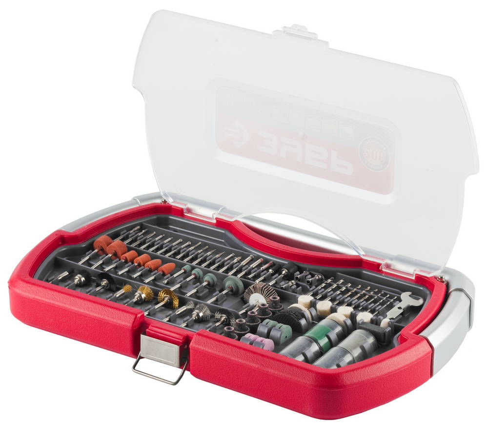 Набор мини-насадок для гравёра 206 предм. ЗУБР 35904-H206