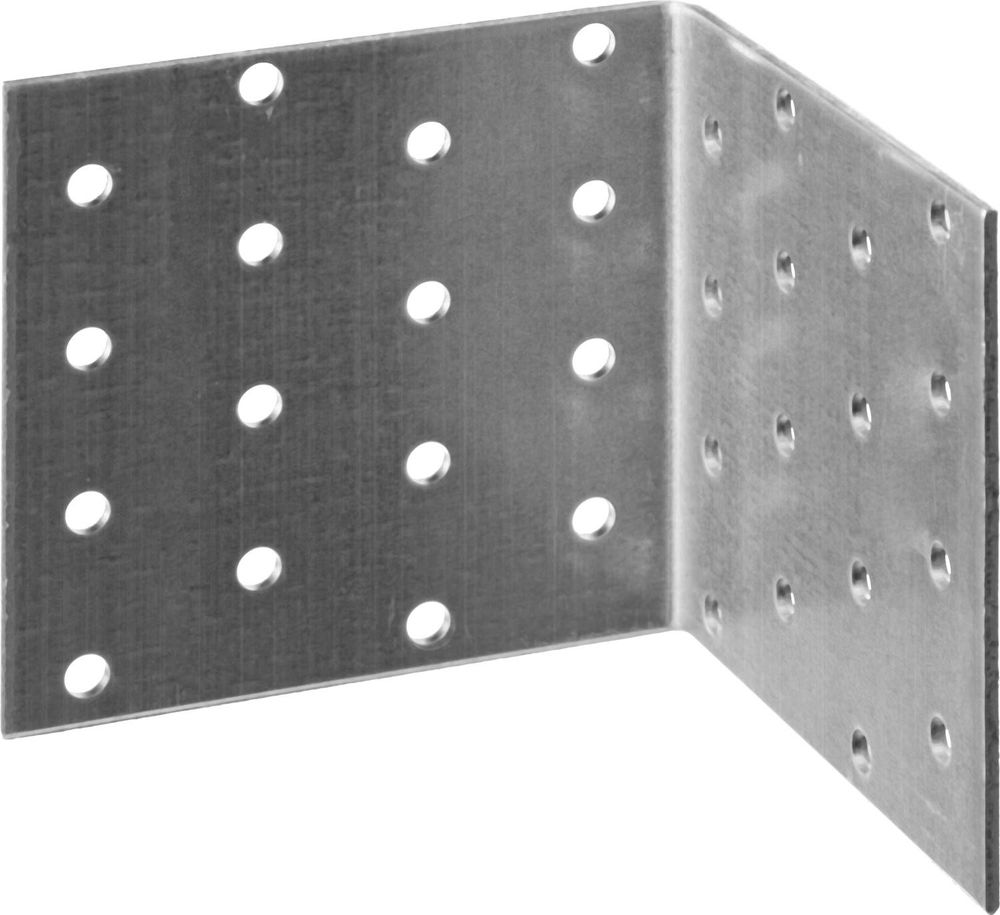 Крепежный уголок равносторонний УКР-2.0 80 x 80 x 80 x 2 мм, цинк ЗУБР 310206-080-080