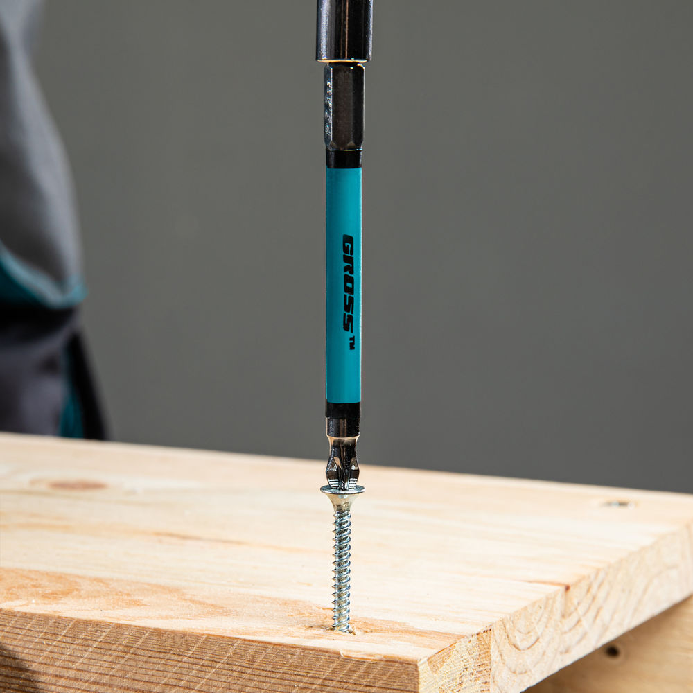 Бита PZ2 х 90, сталь S2, 10 шт. Gross (11201)