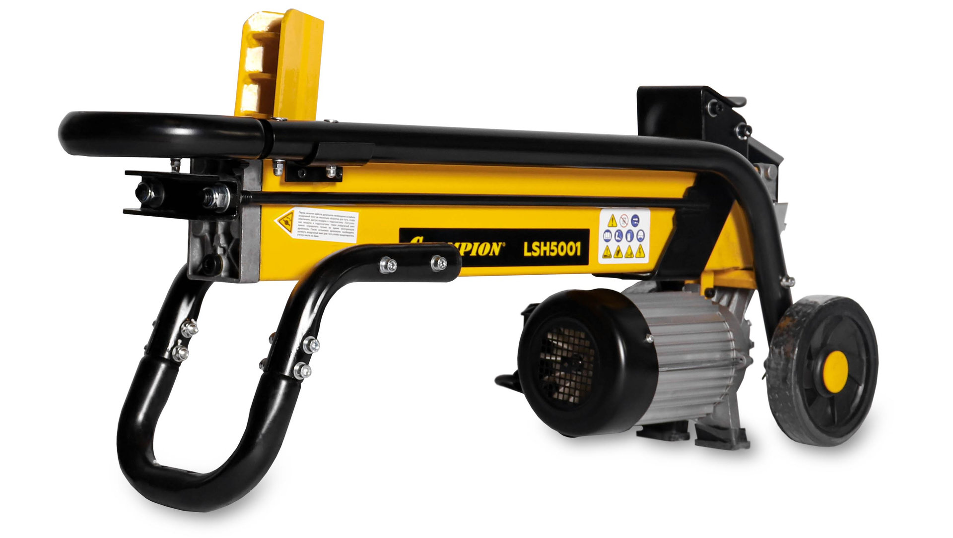 Дровокол CHAMPION LSH5001 (2,2кВт 5тонн 45,4кг, +насадка для колки дров на 4 части) (LSH5001)