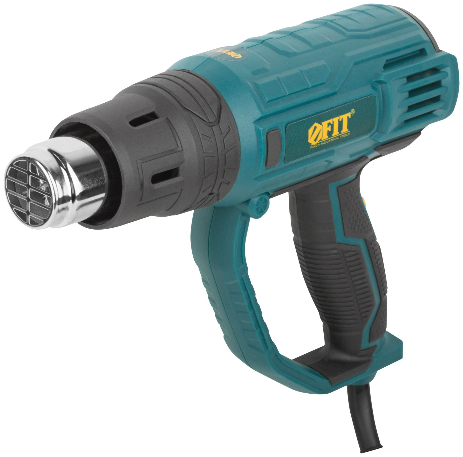 Фен технический 2000 Вт; 350/600 °C; 300/500 л/мин; рез. накл.; коробка (80612)