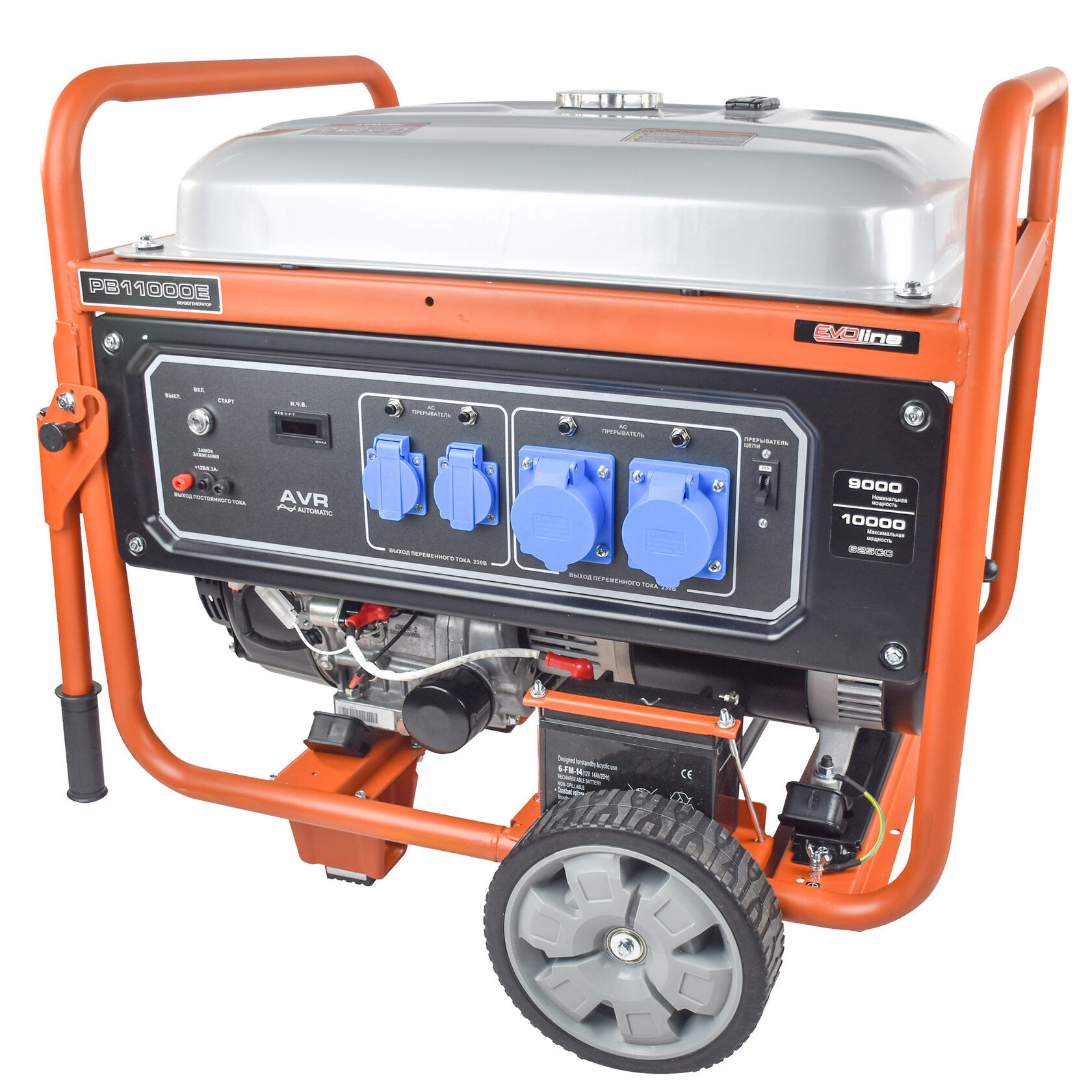 Генератор бензиновый EVOline PB 11000 E (произведено Zongshen)