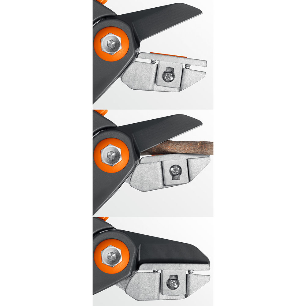 Контактный секатор P-56, 205 мм, легированная сталь, двухкомпонентные рукоятки, PROLine GRINDA 423456