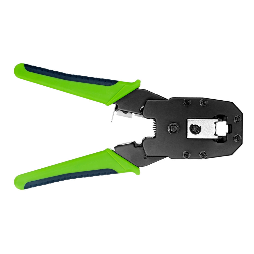 Клещи для обжима телефонных и компьютерных клемм 4P, 6P, 8P, функция обрезания проводов Сибртех (17733)