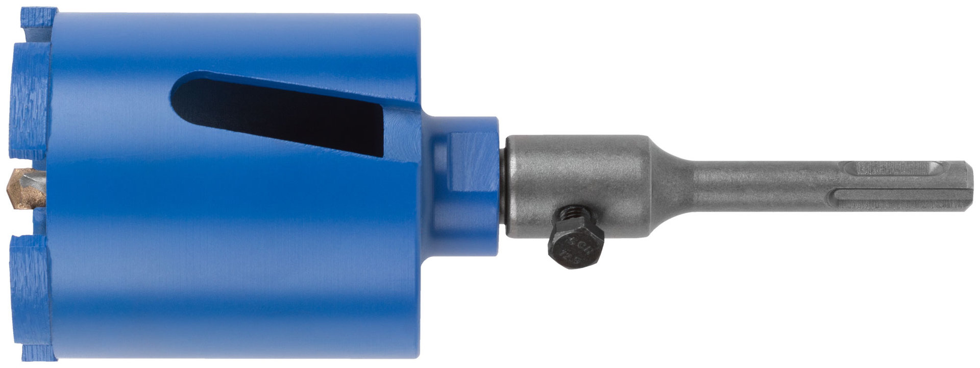 Коронка кольцевая по бетону алмазная безударная в сборе, SDS-PLUS, 5 зубьев, 68 мм (33472М)