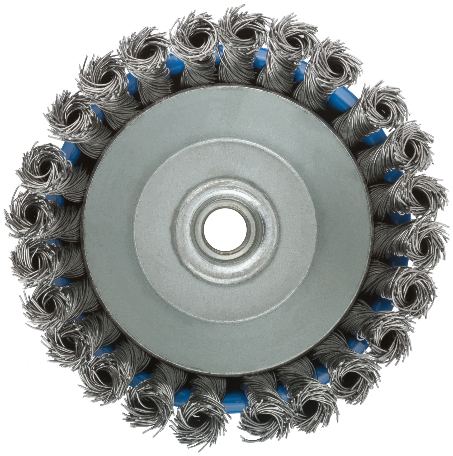 Корщетка, тип чашка, гайка М14, стальная витая проволока 125 мм (38954М)