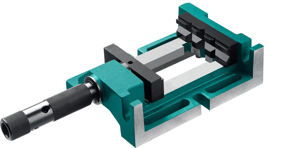 Тиски сверлильные станочные трехсторонние 100 мм KRAFTOOL 32716-100