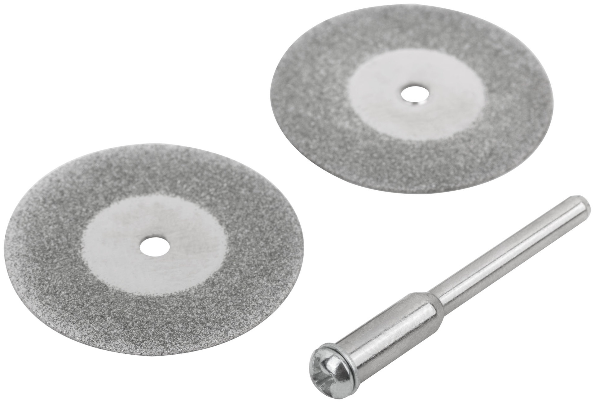 Круги с алмазным напылением 2 шт. и штифт диам. 3 мм, 30 мм (36931)