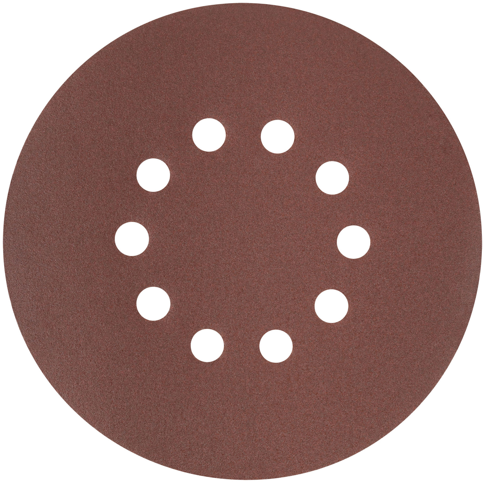 Круги шлифовальные с отверстиями (липучка), алюминий-оксидные, 225 мм, 5 шт. Р 100 (39895)