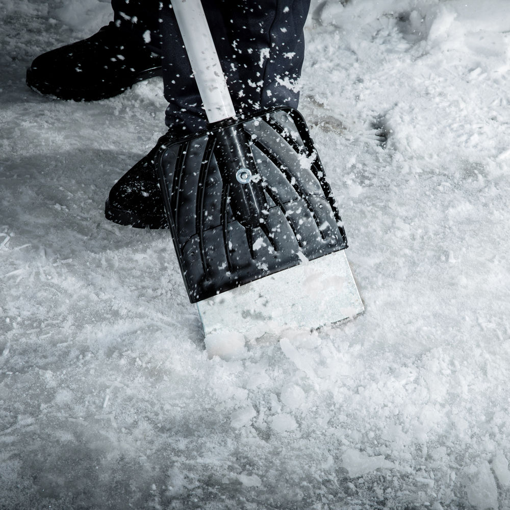 Ледоруб - скребок, 200 мм, 1.76 кг, металлический черенок, Сибртех (61491)