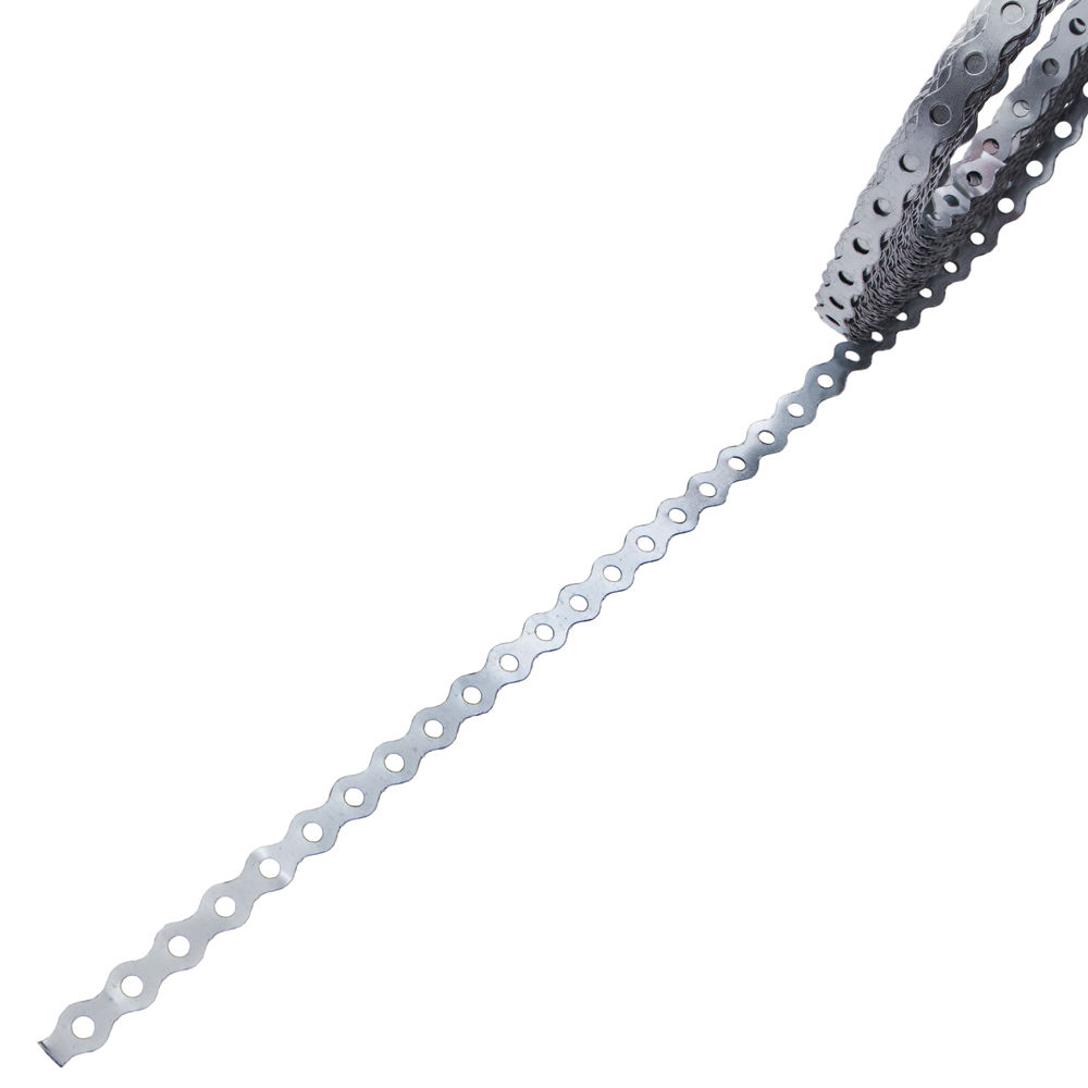 Лента перфорированная вентиляционная, волна, 0.55 мм, LP VLN 1.2 см х 25 м, цинк Сибртех (46552)