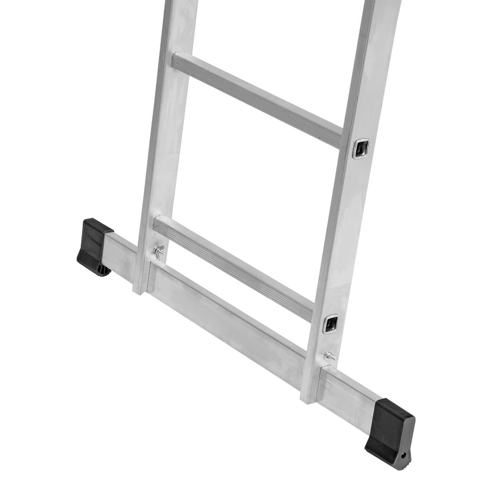 Лестница, 3 х 9 ступеней, алюминиевая, трехсекционная, Сибртех (97819)