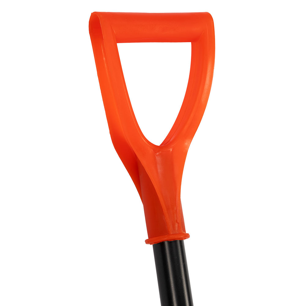 Лопата для уборки снега стальная, 470х335х1335 мм, стальной черенок, Сибртех (61656)