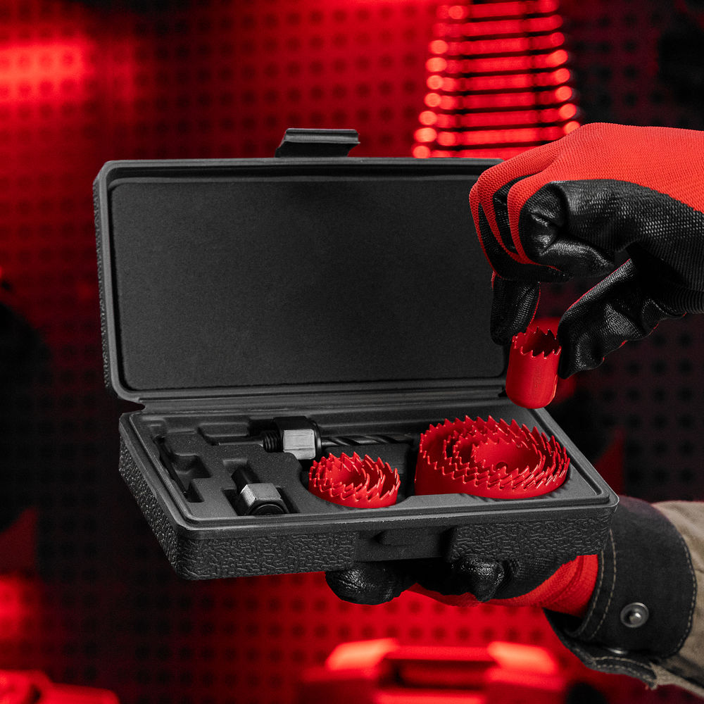 Набор кольцевых пил по дереву, 19-64 мм, 11 предметов Matrix (70473)