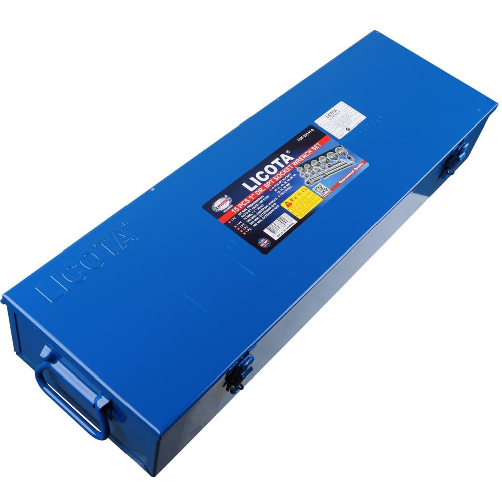 Набор торцевых головок 6-ти гранных, 15 пр., 36-80 мм 1 Licota TSK-20141-6