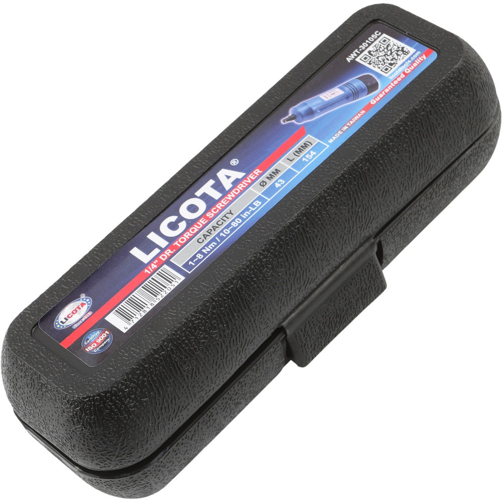 Отвертка динамометрическая 1/4, 1-8Nm, Licota, AWT-30105C