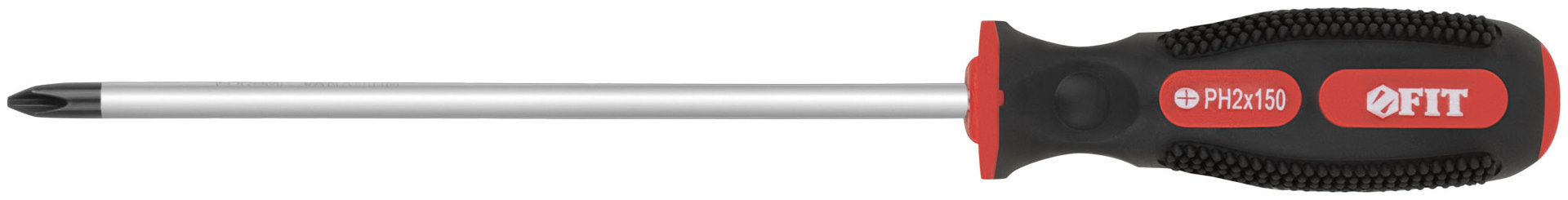 Отвертка Универсал, CrV сталь, прорезиненная ручка 6х150 мм РН2 (55116)