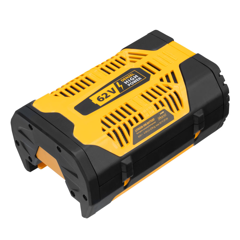 Пила цепная аккумуляторная бесщет., RCS 400-62, 400 мм, Li-ion, 62В Denzel (58620)