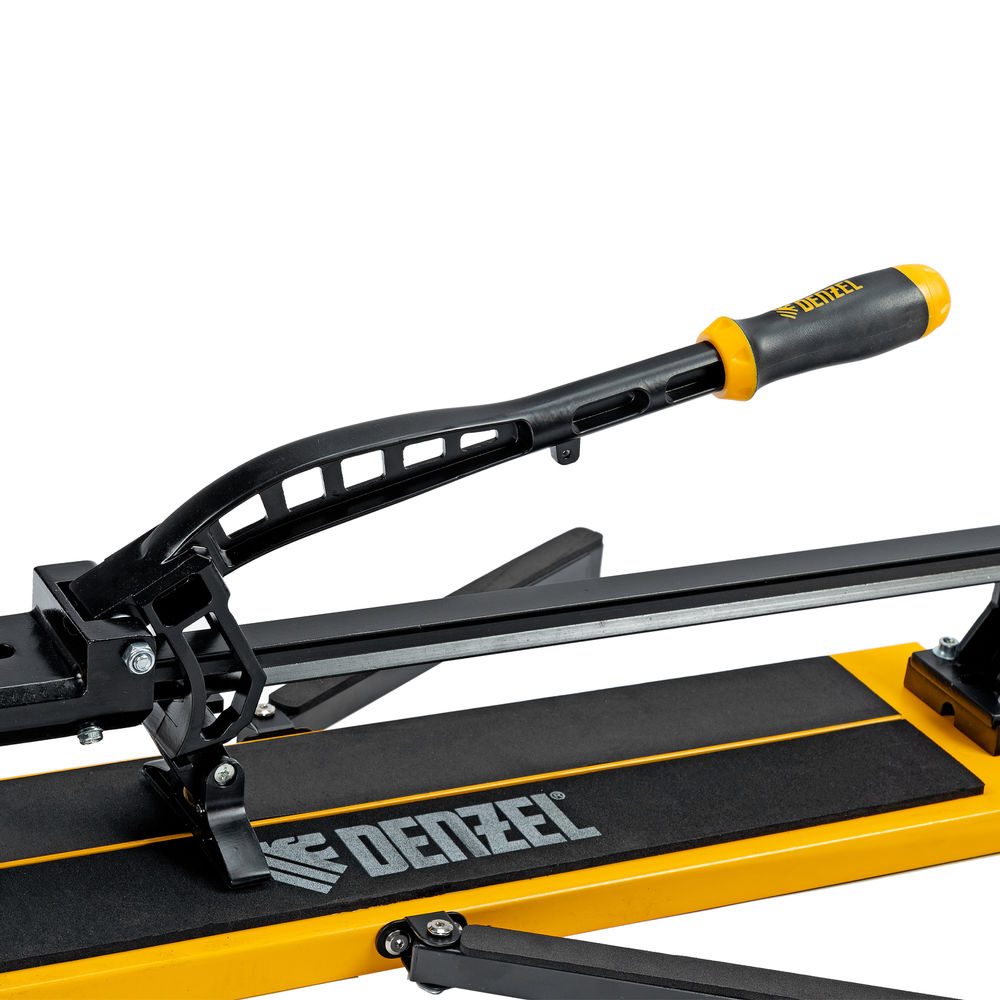 Плиткорез рельсовый 600х16мм, каретка на подш., стальная станина, усил. рукоятка-пенал Denzel (877014)
