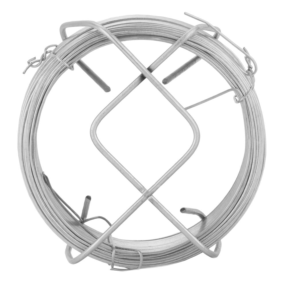 Проволока стальная, оцинкованная 0.7 мм, длина 75 м Сибртех (47751)