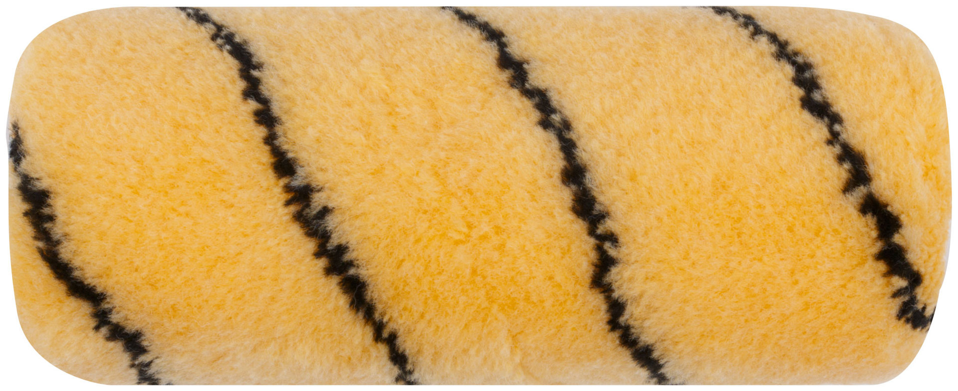 Ролик полиакриловый, бежевый с черной полоской, диам. 40/61 мм; ворс 10,4 мм, 150 мм (01857)