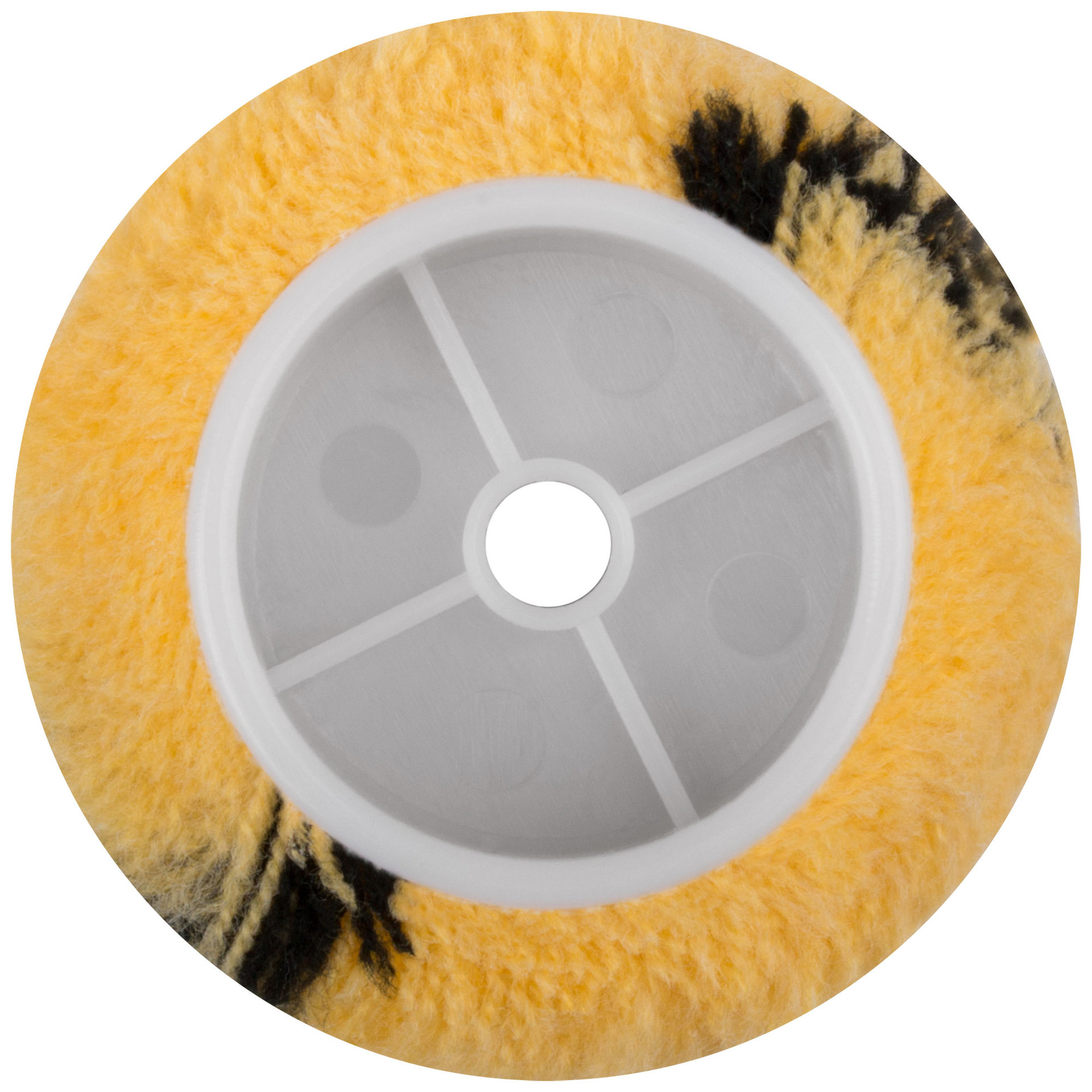 Ролик полиакриловый, бежевый с черной полоской, диам. 40/61 мм; ворс 10,4 мм, 150 мм (01857)