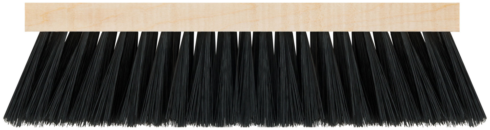 Щетка для пола деревянная, прямоугольная, 4-х рядная, 265 мм (68040)