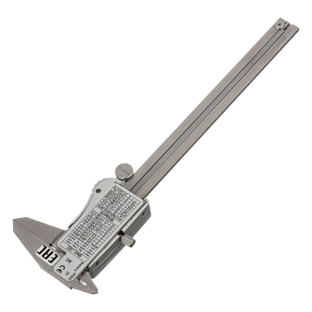 Штангенциркуль, 150 мм, электронный, большой дисплей, с глубиномером Denzel (31614)