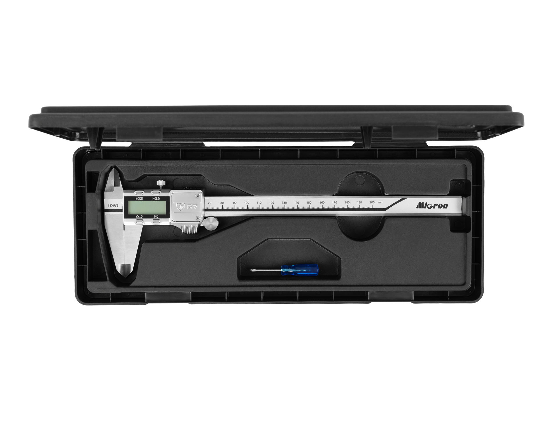 Штангенциркуль ШЦЦ-1-200 0,01 электронный PRO в/защищ. Микрон