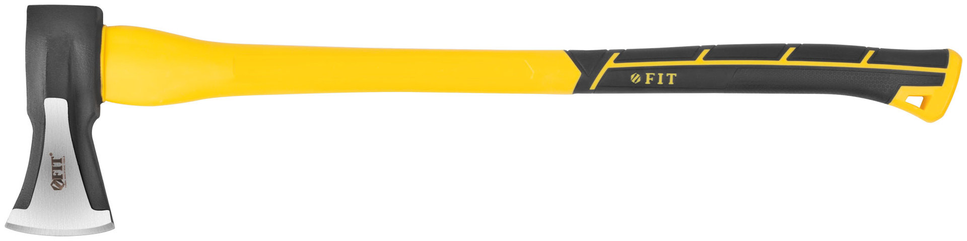 Топор-колун ушастый кованый, фиберглассовая длинная ручка 800 мм, 2000 гр.