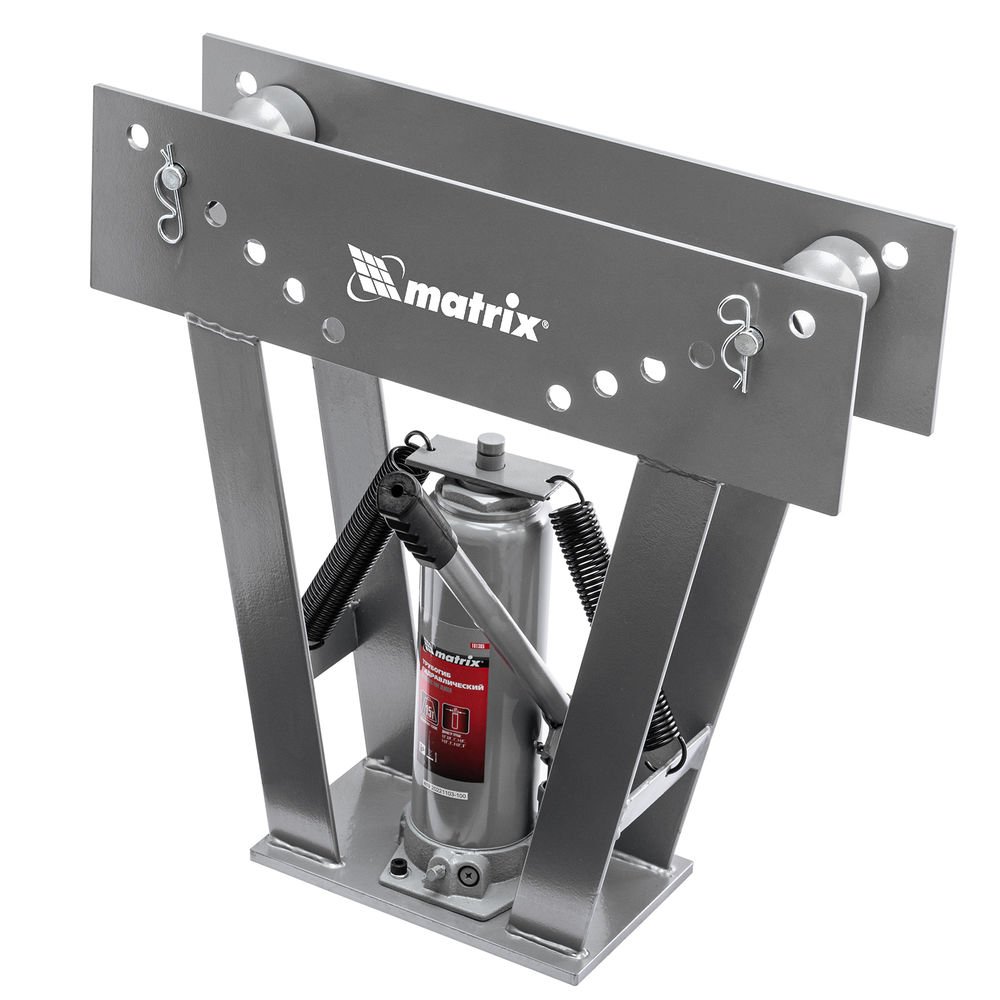 Трубогиб гидравлический, 1/2-3, 15 т, в комплекте с башмаками Matrix (181365)