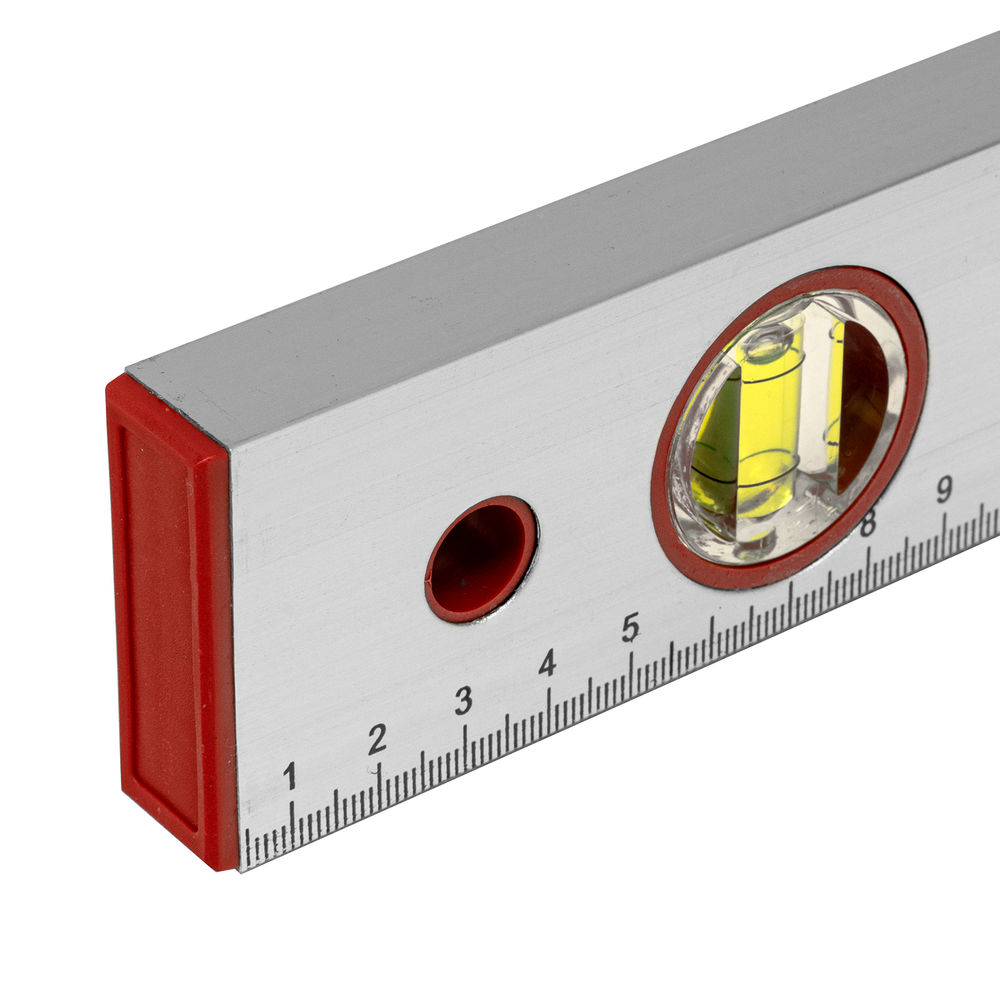 Уровень алюминиевый, 1000 мм, 2 глазка, линейка Sparta (35110)