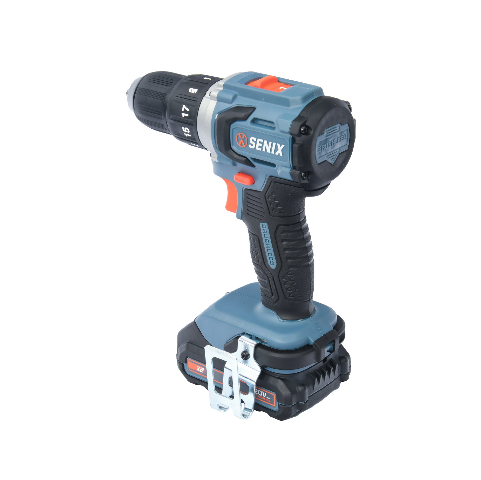 Дрель-шуруповерт, 60 Нм, 1х4Ач, ЗУ, кейс X2 20В