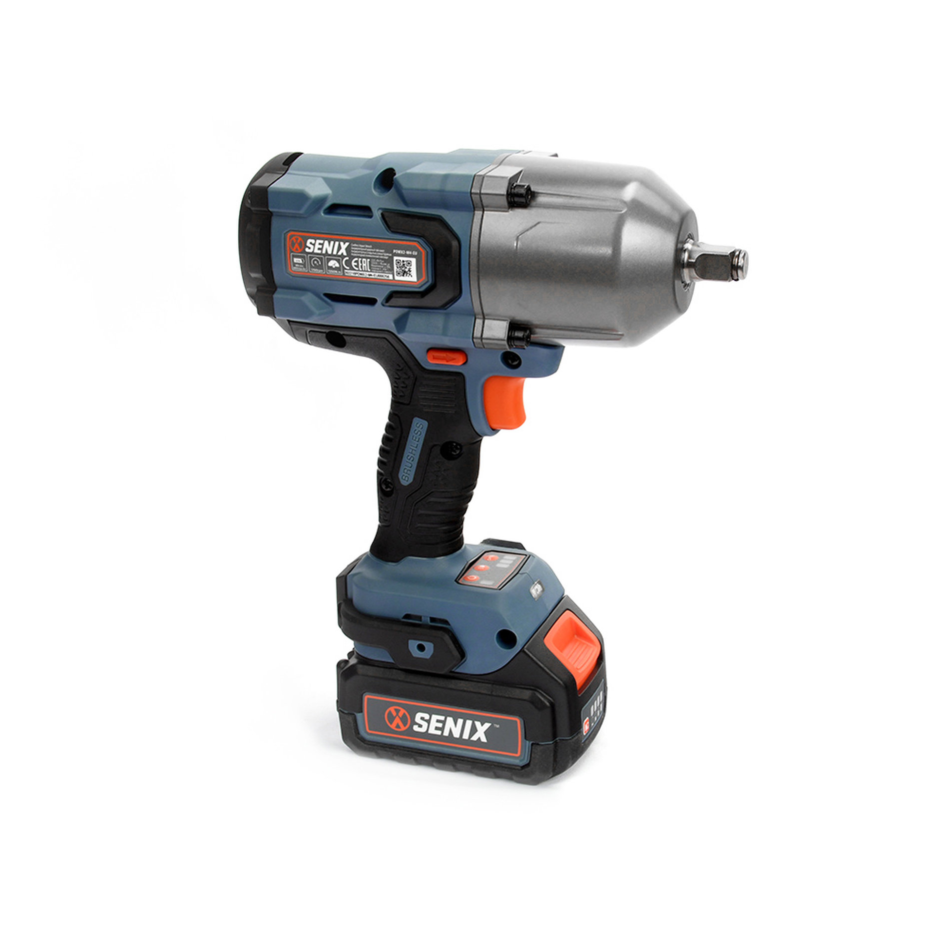 Импульсный гайковерт 1/2, 1350 Нм, акб 8Ач, зу 6А X2 20В