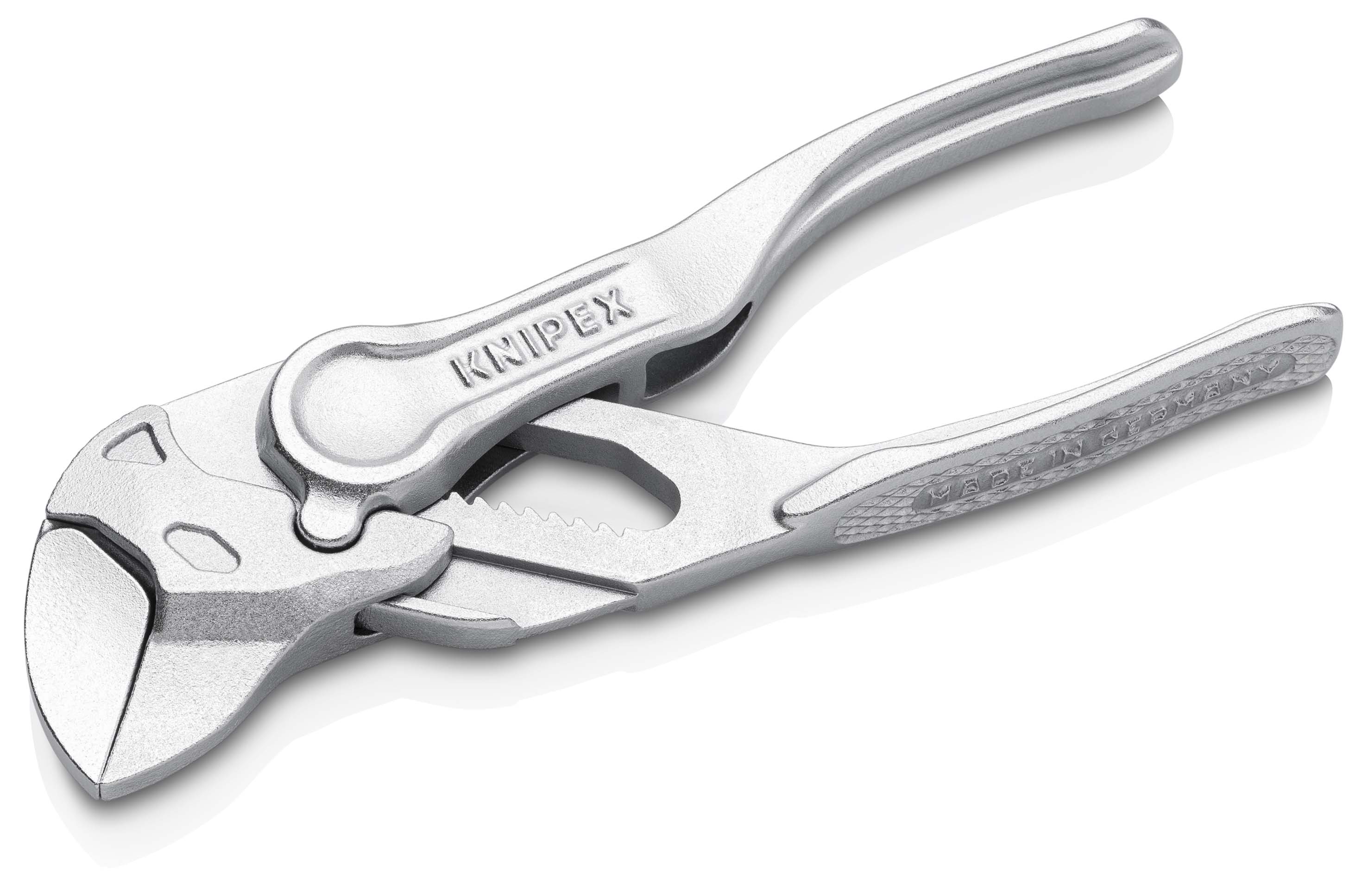 Клещи переставные-гаечный ключ зев 21 мм, длина 100 мм, хром XS KN-8604100