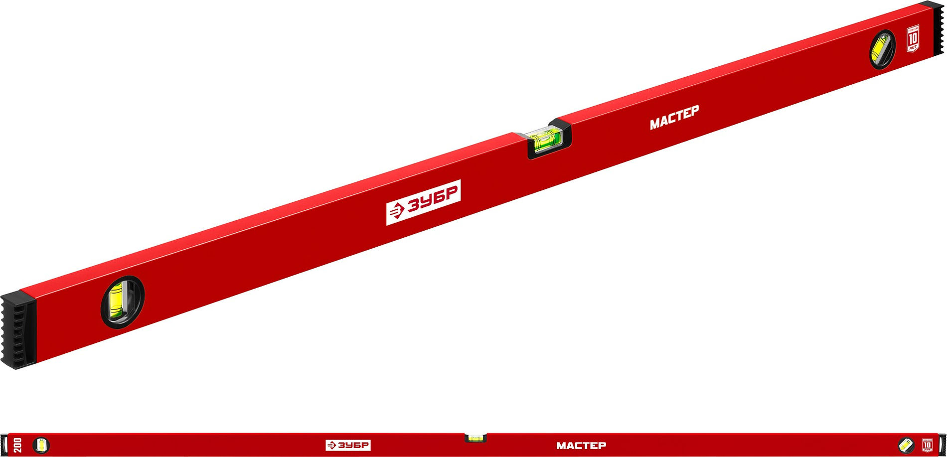 ЗУБР МАСТЕР, 2000 мм, уровень с усиленным профилем (34584-200_z01)