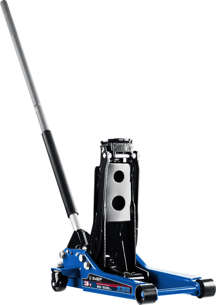 Универсальный гидравлический подкатной домкрат 3 т 80 - 508 мм для СТО X85 ЗУБР 43051-3