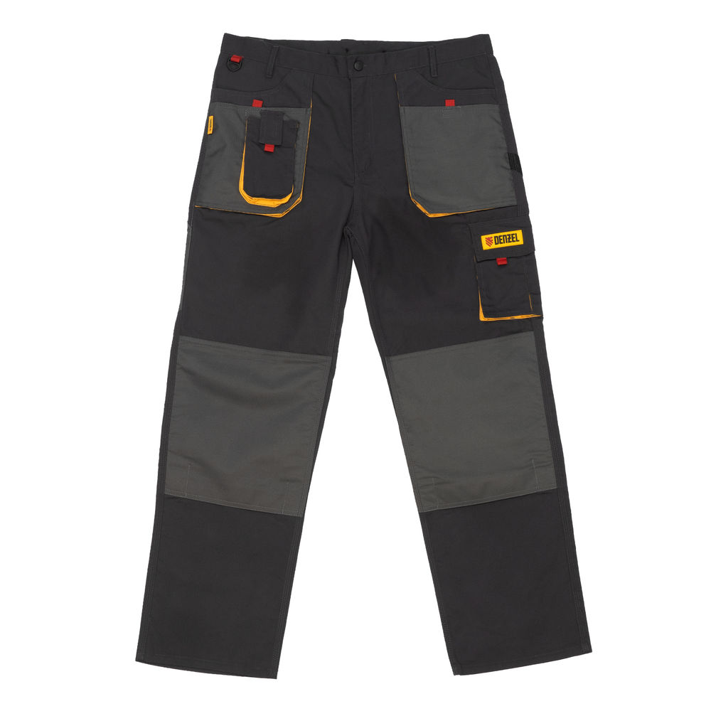 Брюки профессиональные рабочие, 65% полиэстер 35% хлопок, XL Denzel (90384)