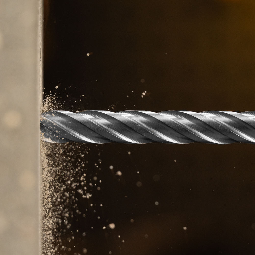 Бур по бетону, цельная крестовая пластина, 12x315 мм, SDS PLUS Denzel (705318)